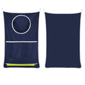 2 pack Hanging Laundry Hamper, Over The Door Laundry Hamper, Hanging Laundry Bag with Pockets Zipper Foldable Lightweight, for Camper Apartment College Dorm Room Storage Small Space Organizer