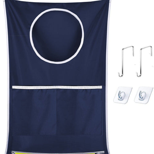 2 pack Hanging Laundry Hamper, Over The Door Laundry Hamper, Hanging Laundry Bag with Pockets Zipper Foldable Lightweight, for Camper Apartment College Dorm Room Storage Small Space Organizer