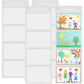 Wall Mounted Storage Organizer 4 Grids White 4 grids