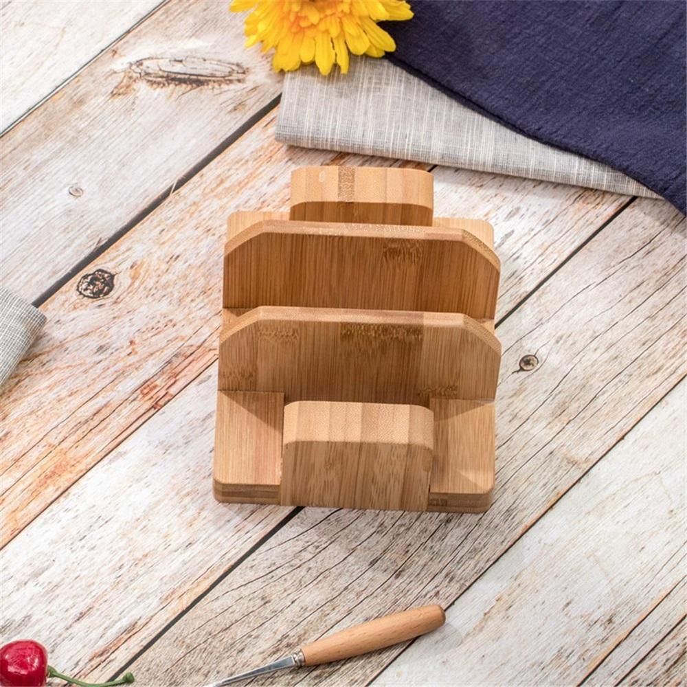Cutting Board Holder, 3 Slot Cutting Board Organizer, for Kitchen Storage, Made Countertop Space Saver for Pot Lids and Cutting Boards